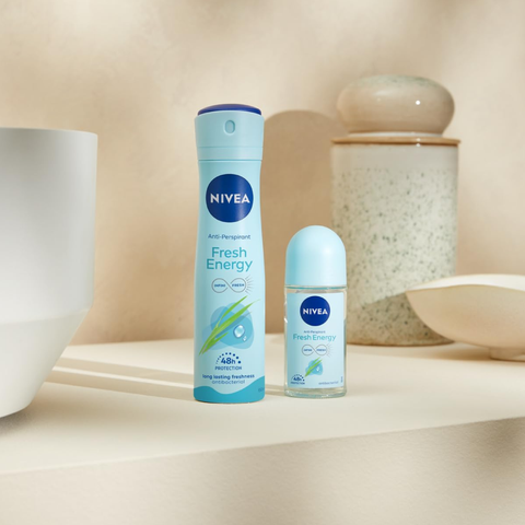 Xịt Khử Mùi Nivea Anti-Perspirant Fresh Energy Spray 48H Tươi Mát, Giảm Mồ Hôi 150ml