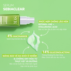 [Mua 1 Tặng 1] Tinh Chất SVR Sebiaclear Serum 30ml + Gel Rửa Mặt SVR Sebiaclear Gel 55ml