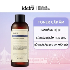 Nước Hoa Hồng Có Mùi Klairs Supple Preparation Facial Toner Phục Hồi, Cấp Ẩm Cho Da