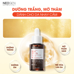 Tinh Chất Neogen Real Vita C Serum 22% + 5% Dưỡng Sáng, Mờ Thâm 32g (Mẫu Mới)