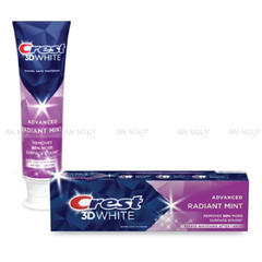 Kem Đánh Trắng Răng Crest 3D White Advanced Radiant Mint