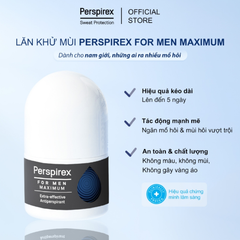 Lăn Khử Mùi Perspirex Extra - Effective Antiperspirant 20ml