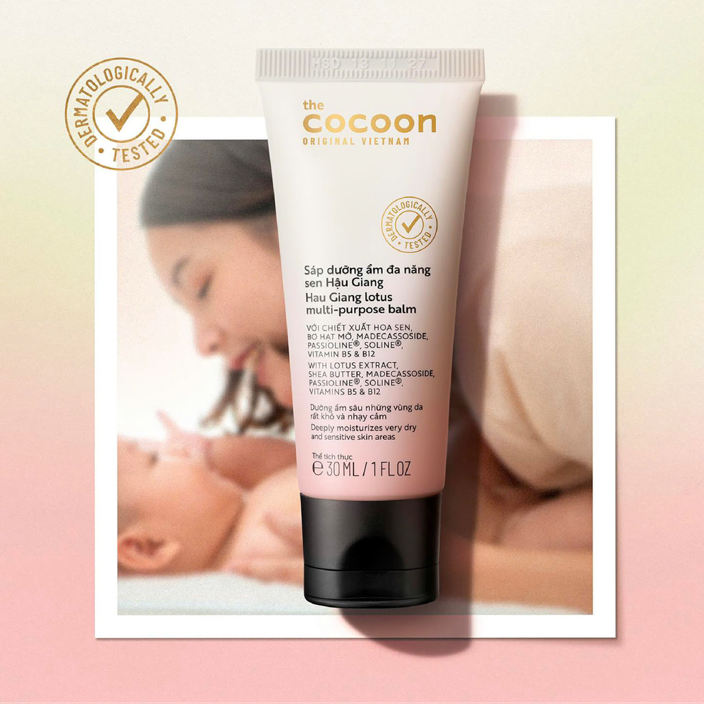 Sáp Dưỡng Ẩm Đa Năng Cocoon Hau Giang Lotus Multi - Purpose Balm 30ml