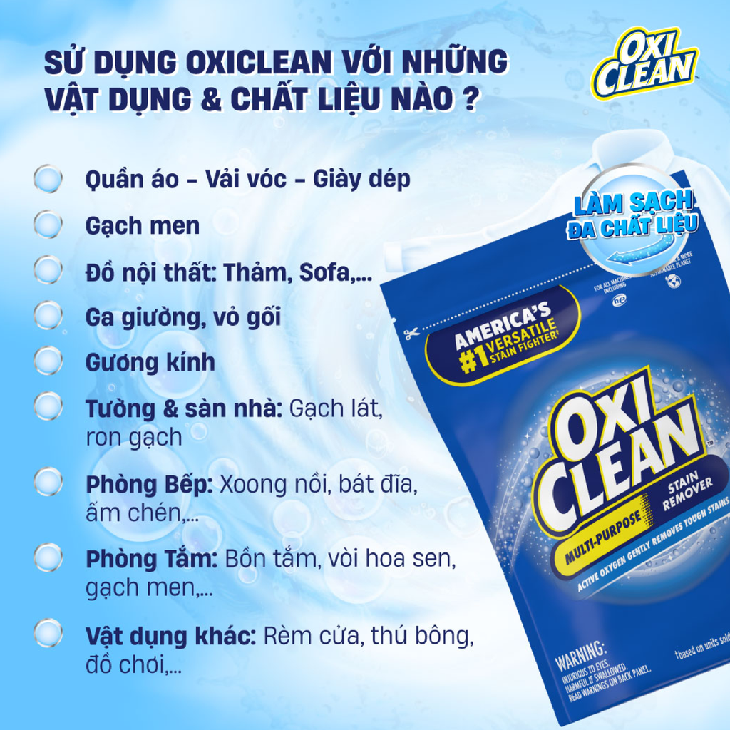 Bột Giặt Tẩy Đa Năng Oxi Clean Multi - Purpose Stain Remover