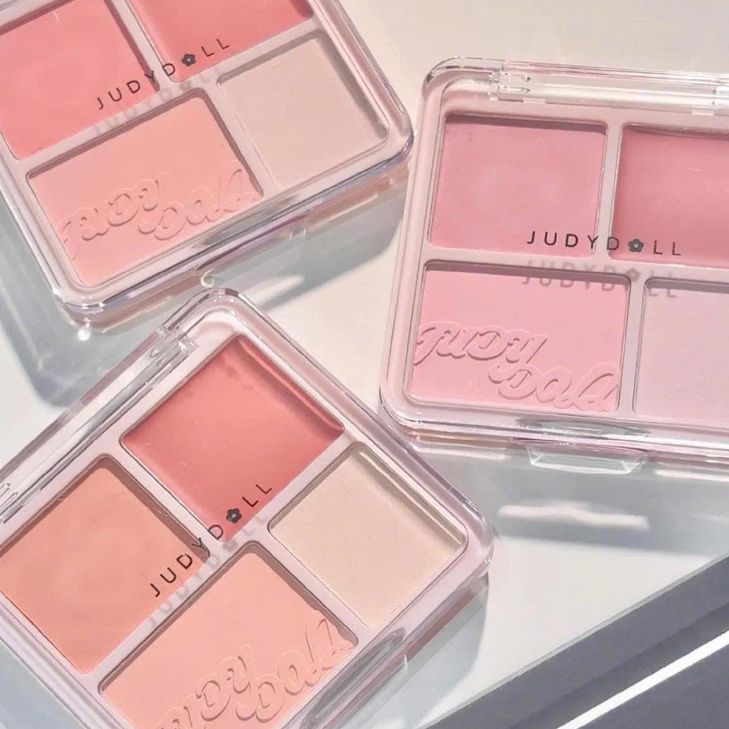 Phấn Má Hồng Và Bắt Sáng Judydoll Blush & Highlight Palette 9g