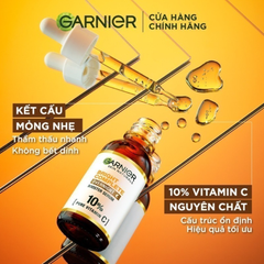Tinh Chất Dưỡng Da Ban Đêm Garnier Bright Complete Overnight Serum Sáng Da, Giảm Thâm 30ml