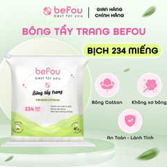 Bông Tẩy Trang Befou 100% Cotton Mềm Mại