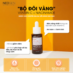 Tinh Chất Neogen Real Vita C Serum 22% + 5% Dưỡng Sáng, Mờ Thâm 32g (Mẫu Mới)