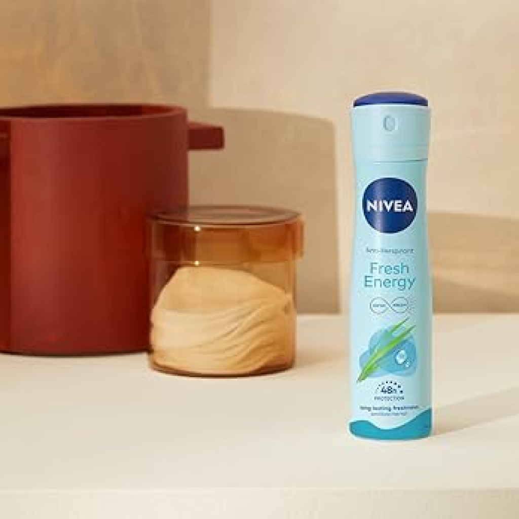 Xịt Khử Mùi Nivea Anti-Perspirant Fresh Energy Spray 48H Tươi Mát, Giảm Mồ Hôi 150ml