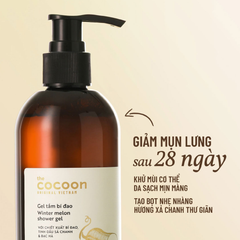 Gel Tắm Bí Đao Cocoon Winter Melon Shower Gel Giúp Giảm Mụn Lưng 310ml