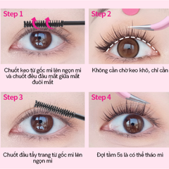 Keo Dán Và Gỡ Mi Giả Hai Đầu Mlen Diary 4in1 Lash Bond & Remover 4gx2
