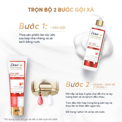 Kem Xả Dove Pro-Age All In 1 Care Serum + Conditioner Dưỡng Tóc Phồng Dày 230ml