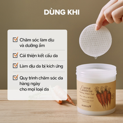 Nước Hoa Hồng Dạng Miếng SkinFood Carrot Carotene Calming Water Pad 60 Miếng