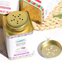 Phấn Lạnh Khử Mùi Snake Brand French Lavender Pricky Heat Cooling Powder Hương Hoa Oải Hương 140g
