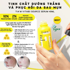 Tinh Chất Tia'm Vita B3 Source Serum Làm Sáng, Phục Hồi Da Sau Mụn