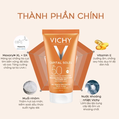 Kem Chống Nắng Vichy Capital Soleil Dry Touch Face Emulsion SPF 50 Cho Da Dầu, Hỗn Hợp 50ml