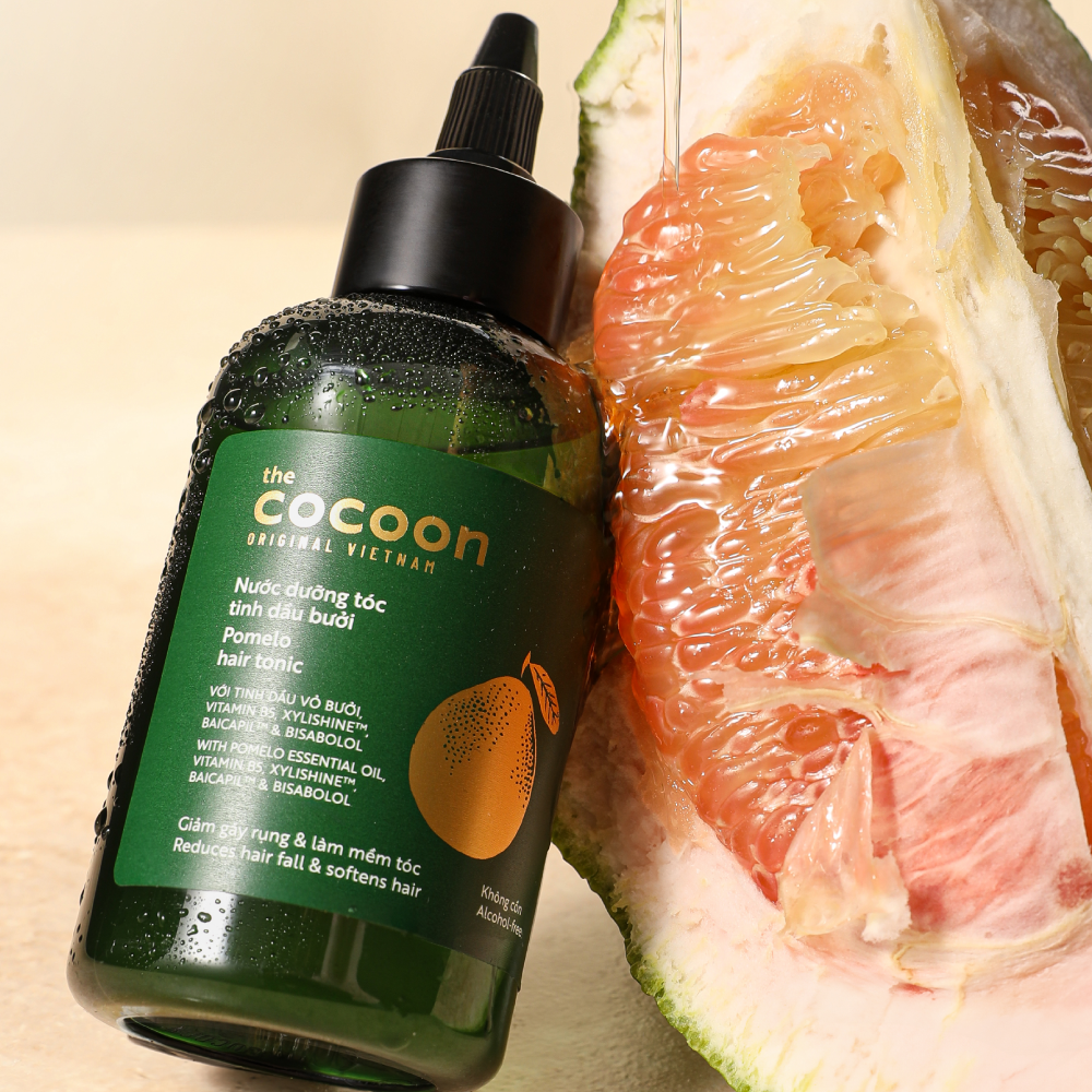 Nước Dưỡng Tóc Cocoon Pomelo Hair Tonic Tinh Dầu Bưởi Kích Thích Mọc Tóc 140ml