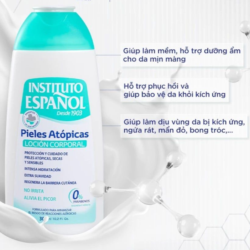 Lotion Dưỡng Ẩm Instituto Espanol Pieles Atópicas Loción Corporal 300ml