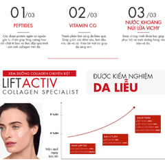 Kem Dưỡng Vichy Liftactiv Collagen Specialist Cream Ngừa Lão Hóa, Săn Chắc Da Ban Ngày 15ml