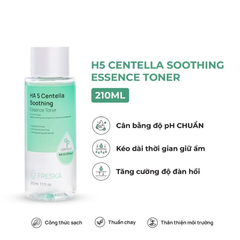 Nước Hoa Hồng Freska HA5 Centella Soothing Essence Toner 210ml