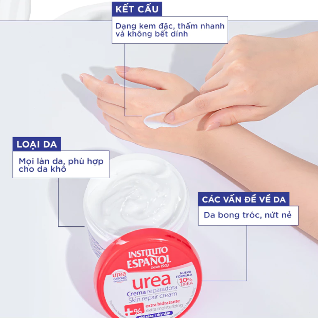 Kem Dưỡng Đa Năng Instituto Espanol Urea Crema Reparadora Skin Repair Cream 30ml