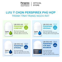 Lăn Khử Mùi Perspirex Extra - Effective Antiperspirant 5ml