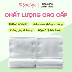 Bông Tẩy Trang Befou 100% Cotton Mềm Mại
