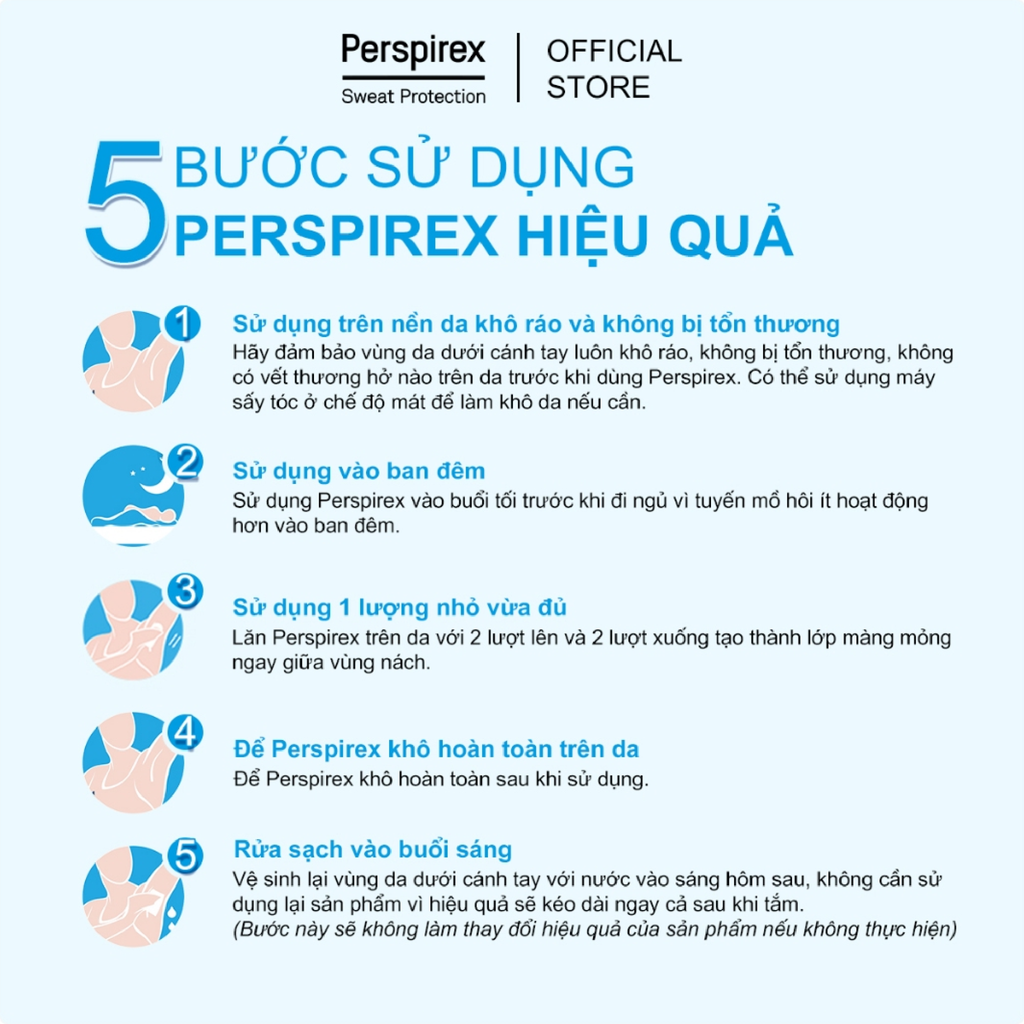 Lăn Khử Mùi Perspirex Extra - Effective Antiperspirant 20ml
