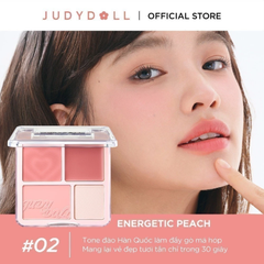 Phấn Má Hồng Và Bắt Sáng Judydoll Blush & Highlight Palette 9g