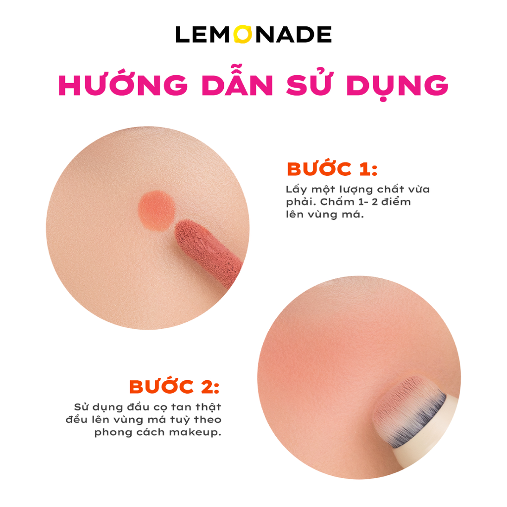 Kem Má Hồng Lemonade Perfect Couple Blush 5 Years 8.5g