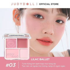 Phấn Má Hồng Và Bắt Sáng Judydoll Blush & Highlight Palette 9g