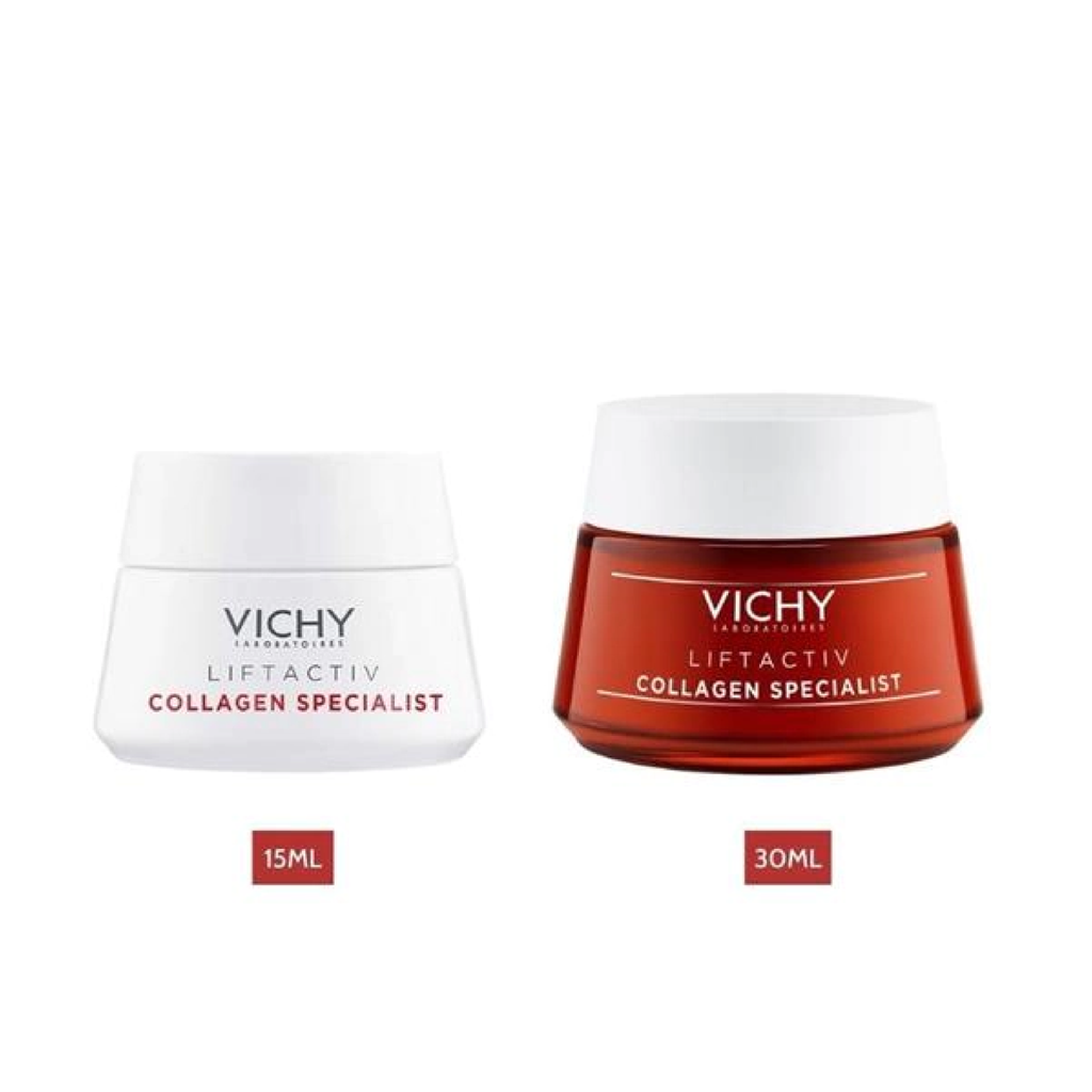 Kem Dưỡng Vichy Liftactiv Collagen Specialist Cream Ngừa Lão Hóa, Săn Chắc Da Ban Ngày 15ml