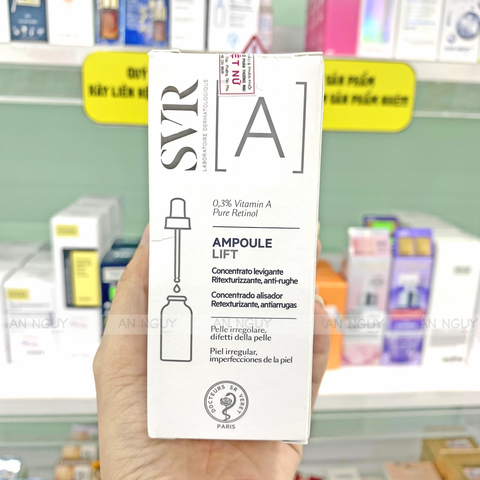 Tinh Chất SVR [A] Ampoule Lift Ngăn Ngừa Lão Hóa & Giúp Da Mềm Mịn 30ml