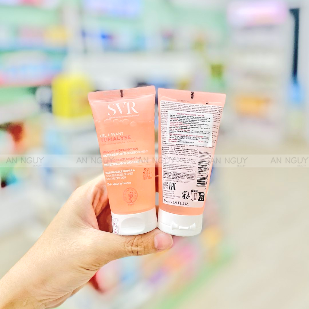 Gel Rửa Mặt SVR Topialyse Gel Lavant Dành Cho Da Khô, Nhạy Cảm