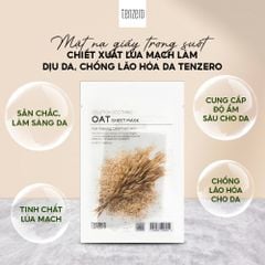 Mặt Nạ Túi Trong Suốt Tenzero Sheet Mask 25ml