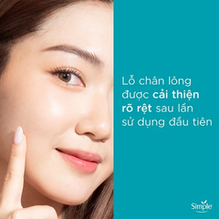 Nước Tẩy Trang Simple Purifying Micellar Water Kiềm Dầu, Ngừa Mụn 400ml