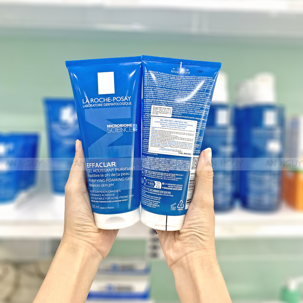 Gel Rửa Mặt La Roche-Posay Effaclar Purifying Foaming Gel M+ Dành Cho Da Dầu, Nhạy Cảm