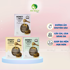 Mặt Nạ BOM Honey & Milk Mask Dưỡng Ẩm, Phục Hồi Da 25gr