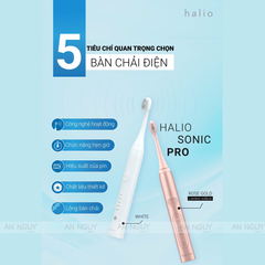 Bàn Chải Đánh Răng Điện HALIO Sonic Whitening Electric Toothbrush