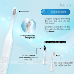 Bàn Chải Đánh Răng Điện HALIO Sonic Whitening Electric Toothbrush