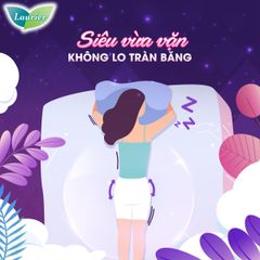 Băng Vệ Sinh Ban Đêm Laurier Safety Night Dài 35cm Siêu Thấm, Chống Tràn Hiệu Quả