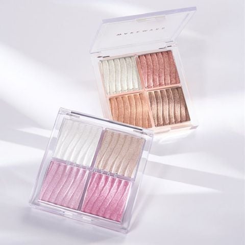Bảng Highlight 4 Ô Wakemake Glow Palette 7.8gr
