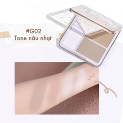 Bảng Phấn Bắt Sáng, Tạo Khối Gogo Tales Light Shadow Flawless Highlight Contouring Palette 13.5g