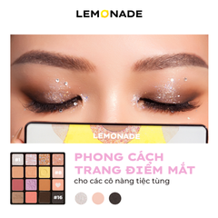 Bảng Phấn Mắt 16 Ô Lemonade Aesthetic Eyeshadow Palette 20.8g (Version 2)