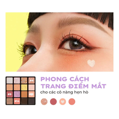 Bảng Phấn Mắt 16 Ô Lemonade Aesthetic Eyeshadow Palette 20.8g (Version 2)