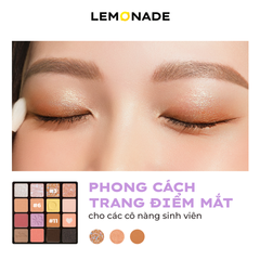 Bảng Phấn Mắt 16 Ô Lemonade Aesthetic Eyeshadow Palette 20.8g (Version 2)