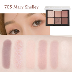 Bảng Phấn Mắt 6 Ô Dinto Blur - Finish Shadow 6g Màu #705
