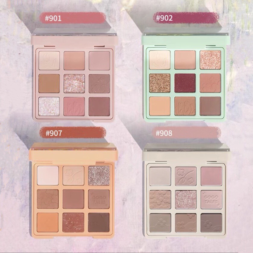 Bảng Phấn Mắt 9 Ô Gogo Tales Secret Garden Eyeshadow Palette 13g