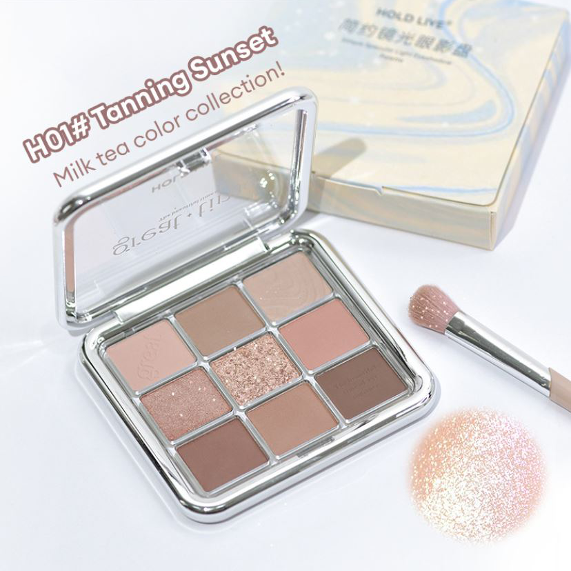 Bảng Phấn Mắt 9 Ô Hold Live Simple Specular Light Eyeshadow Palette 12.6g