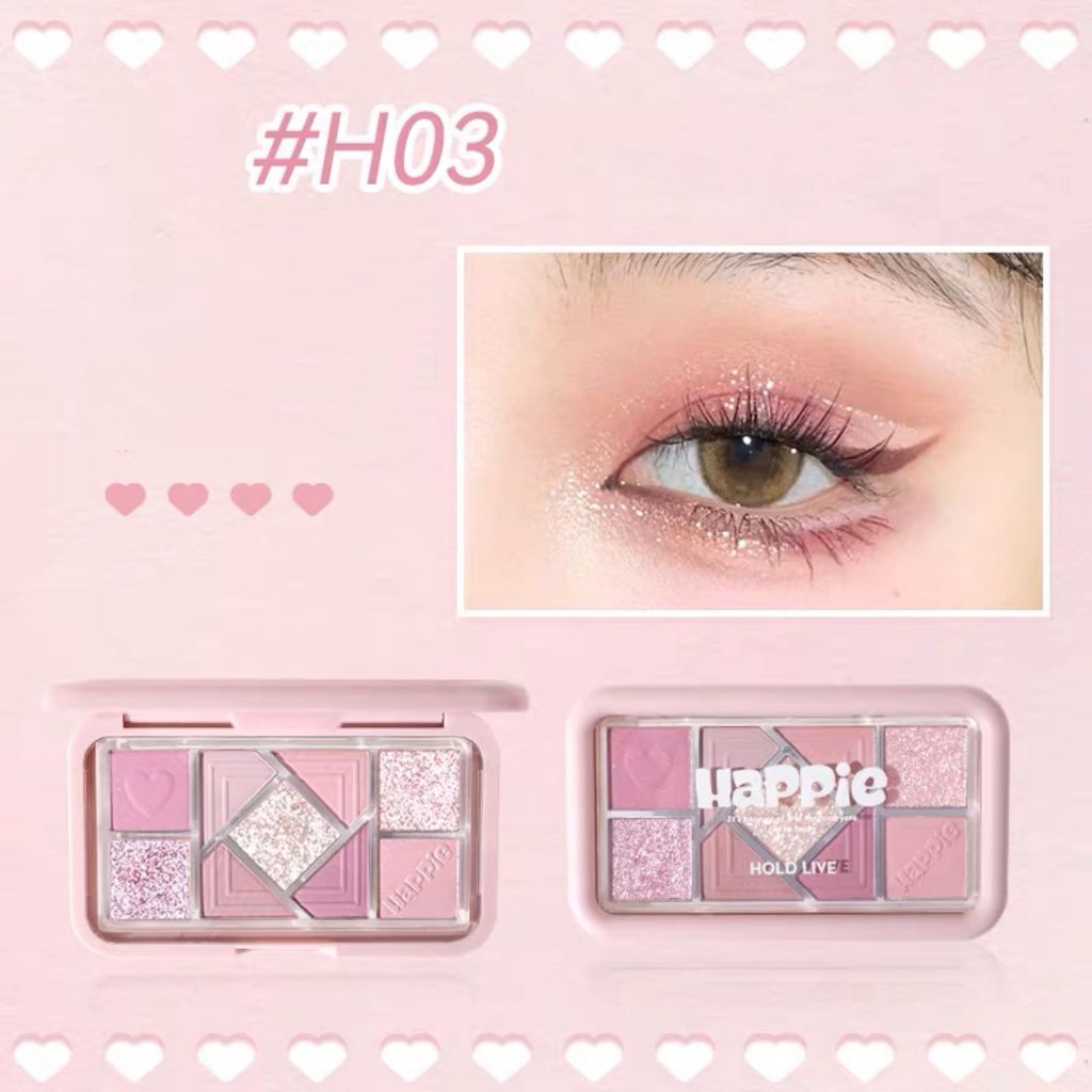 Bảng Phấn Mắt 9 Ô Hold Live Small Powder Frame Eyeshadow Palette 9g